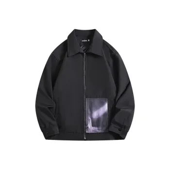MAURRGOOU Jackets Coats Unisex Black