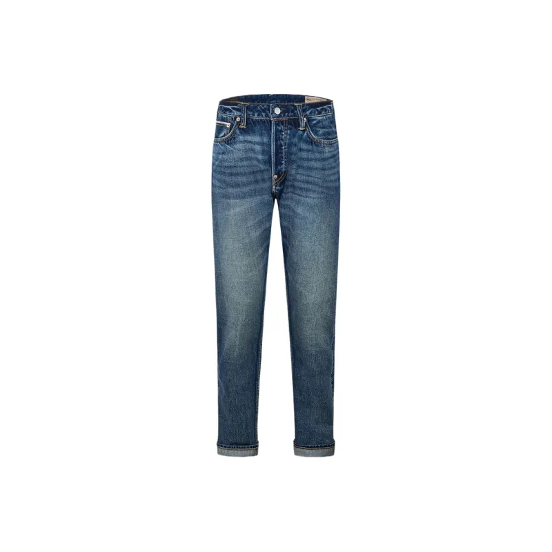 EVISU 2025 Spring Jeans Men's Denim Blue-0