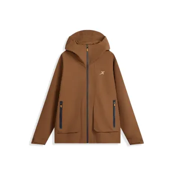XTEP Trench Coat Men's Honey Tea Brown