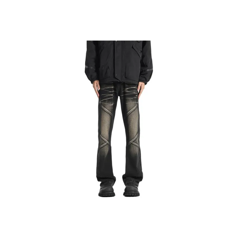 JASONWOOD Cowboy On The Run Jeans Unisex Yellow Mud-11