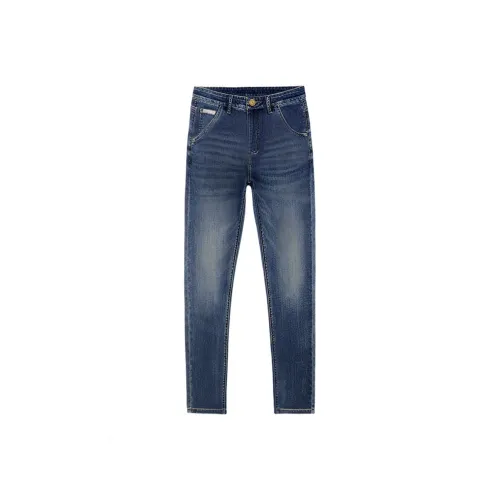 Jeep Fashion Sports Collection Jeans Unisex Blue