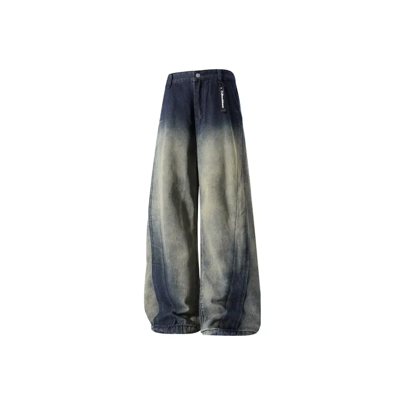 David Bakken Jeans Unisex Yellow Mud Blue-0