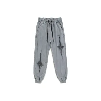 Guuka Knitted Sweatpants Men Concrete Gray