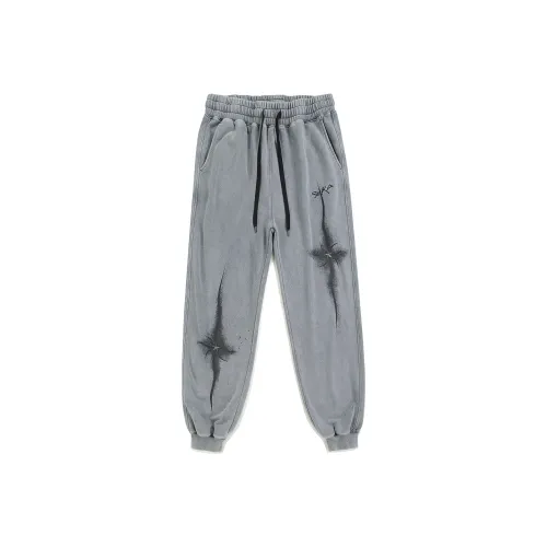 Guuka Knitted Sweatpants Men Concrete Gray