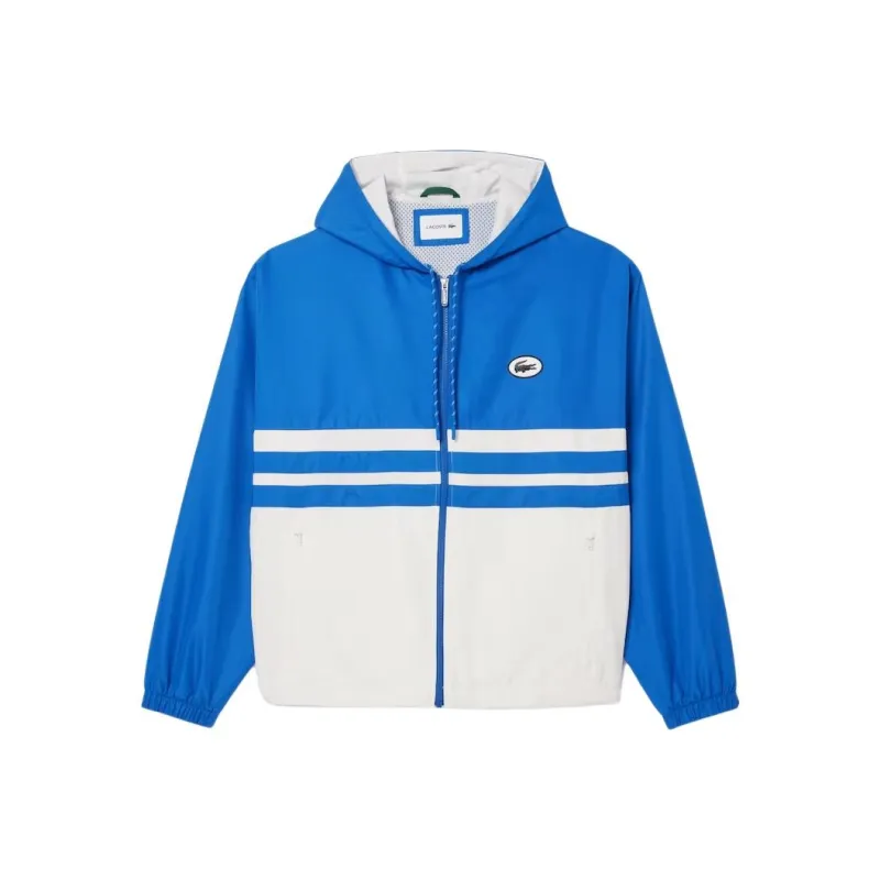 LACOSTE Jackets & Coats Men's White Blue-0