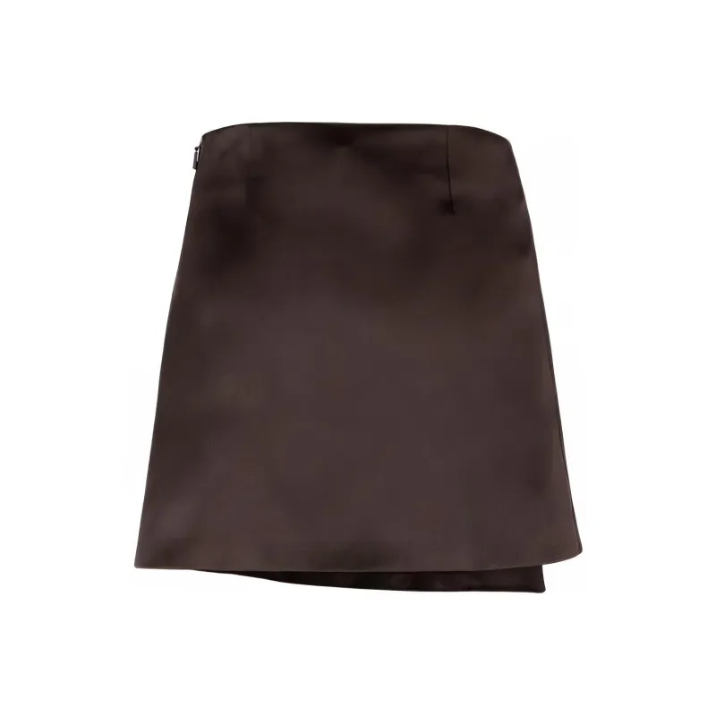 FENDI Casual Short Skirts Women's Brown-1