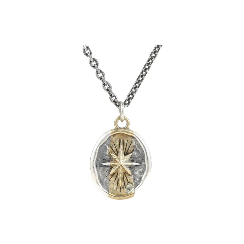 Ruibeila 925 Sterling Silver Necklaces Men's-0