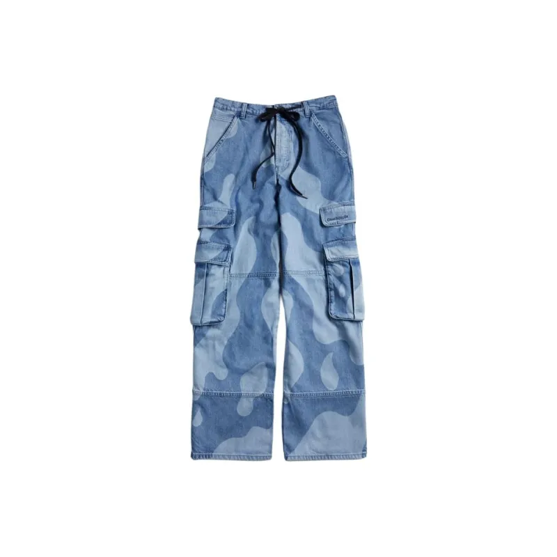 COACH Cargo Pants Unisex Denim Blue-0
