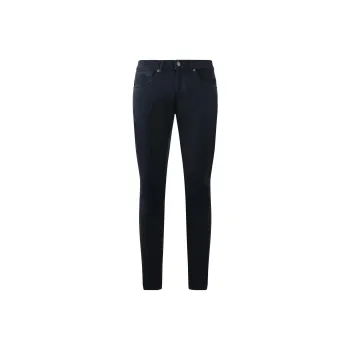 Dondup Logo Plaque Straight Leg Jeans
