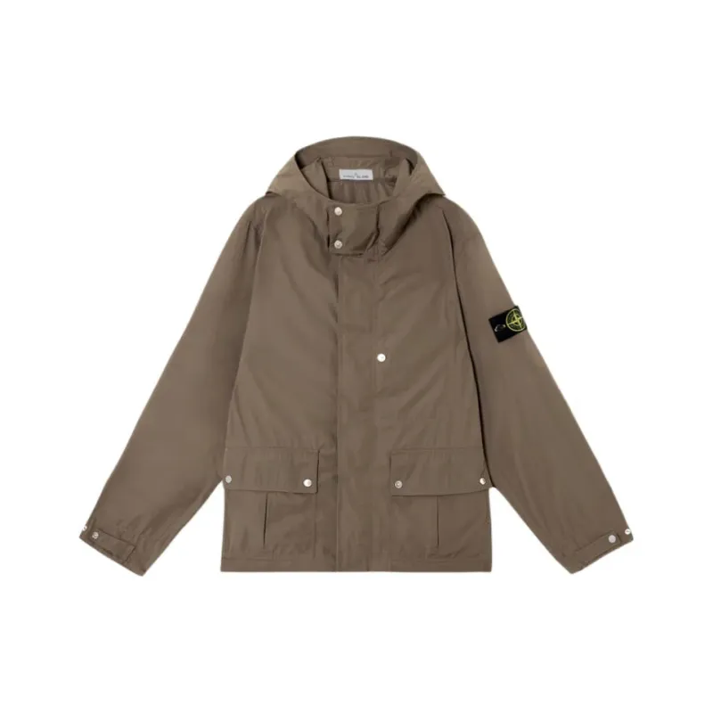 STONE ISLAND Jackets Coats Men's Army Green-0