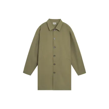 Bodydream Trench Coats Unisex Brown Green