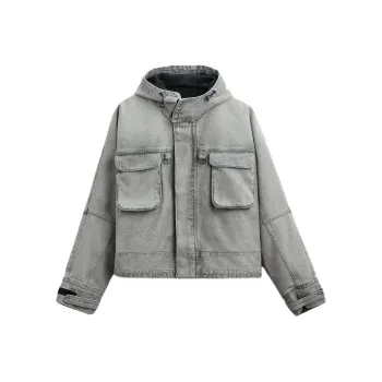 ZARA Jackets & Coats Men's Light Gray