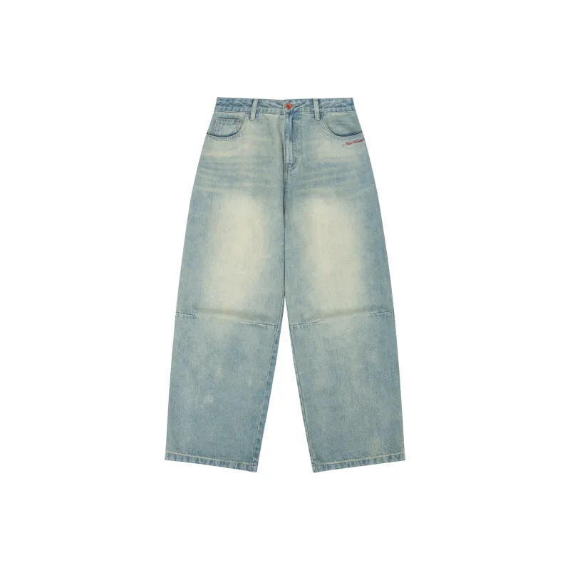 MostwantedLab Jeans Unisex Washed Blue-0
