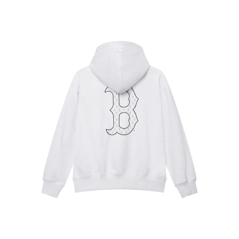 MLB MONOGRAM Collection Boston Red Sox SS25 Jacket Unisex Light Heather Gray-0