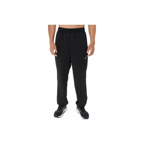 Asics Knitted Sports Pants Men's Black