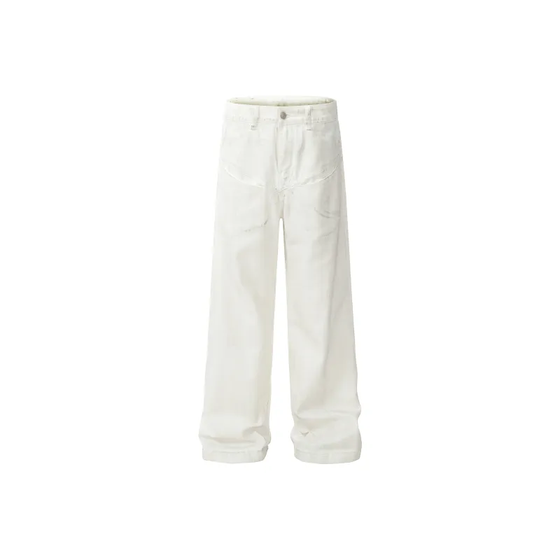 GBXM Jeans Unisex White-0