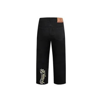 404MOB GANG Jeans Unisex Black