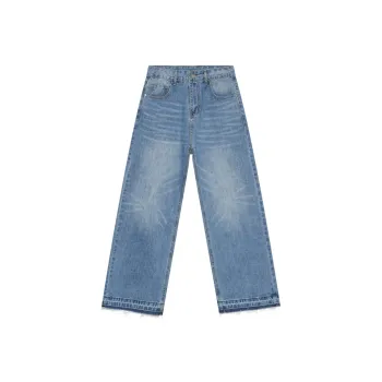 Voguo Relay Jeans Loose Straight leg Unisex Blue