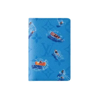 LOUIS VUITTON Pocket Organizer Blue Lagoon