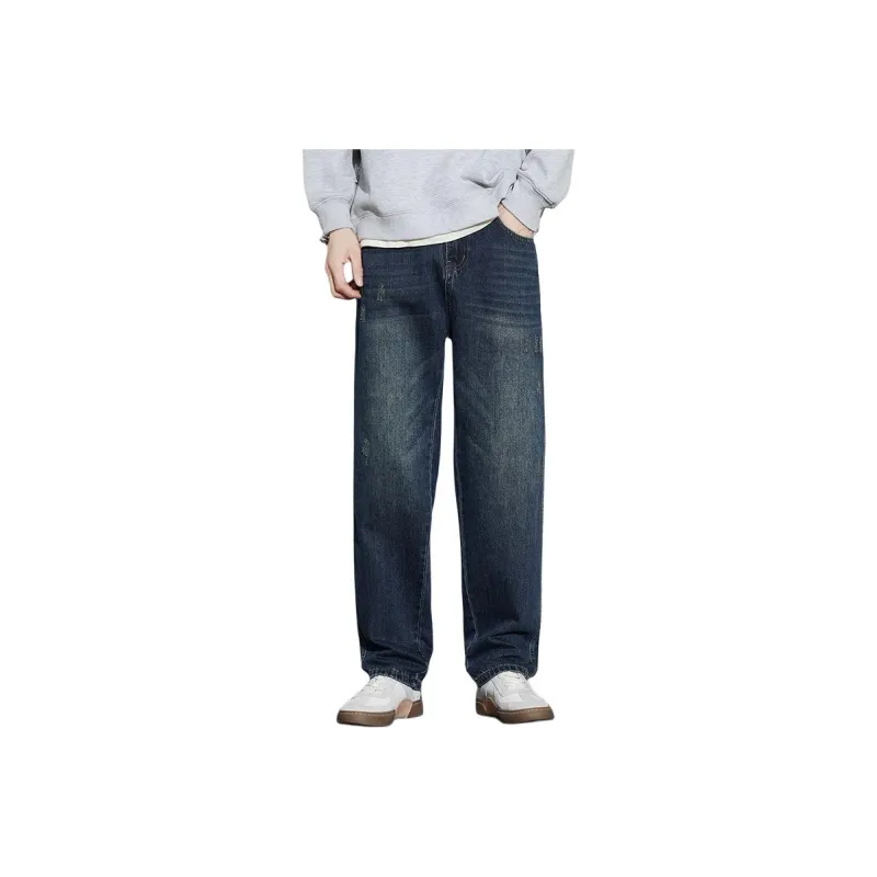 Menglaini Jeans Unisex-7