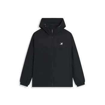 XTEP Variety Training Collection Trench Coat Men's Jet Black