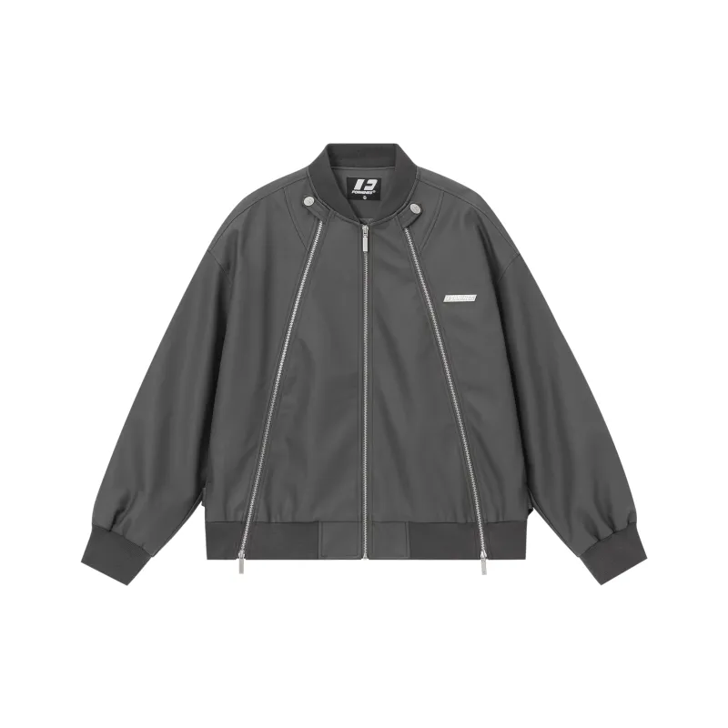 FORNINES Leather Jackets Coats Unisex-4