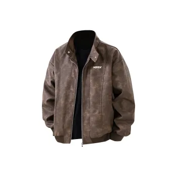 HOKLV Jackets Coats Unisex Light Blue