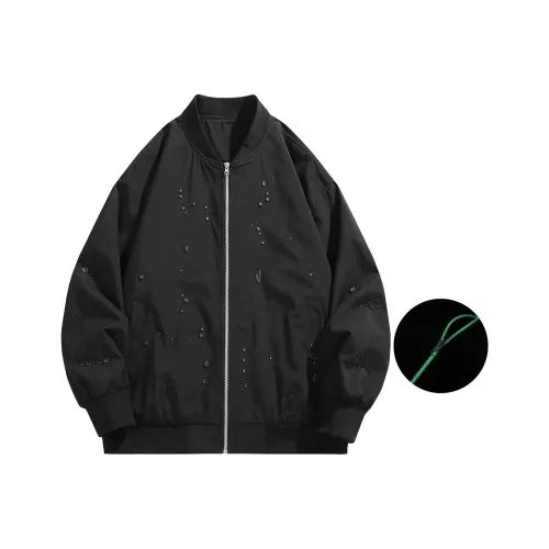 VniVerseVClub Jackets Coats Unisex Black