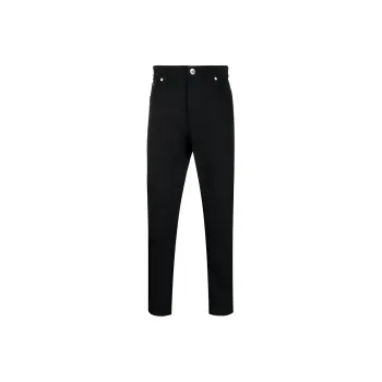 Brunello Cucinelli Logo Patch Straight-Leg Jeans