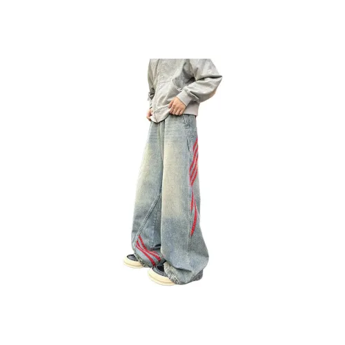 JUNGLE PANDA Jeans Unisex Blue