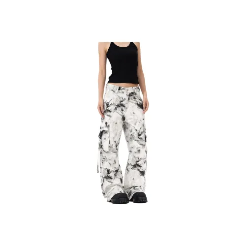 NVRFRGT Jeans Unisex Black White
