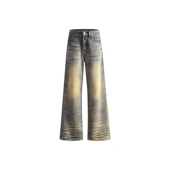 Ghost Mask Jeans Unisex Yellow Mud