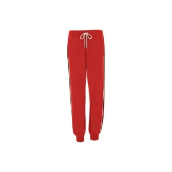 GUCCI SS23 Knitted Sports Pants Men's Red