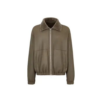 FENDI Zip-Up Oversized Blouson Jacket