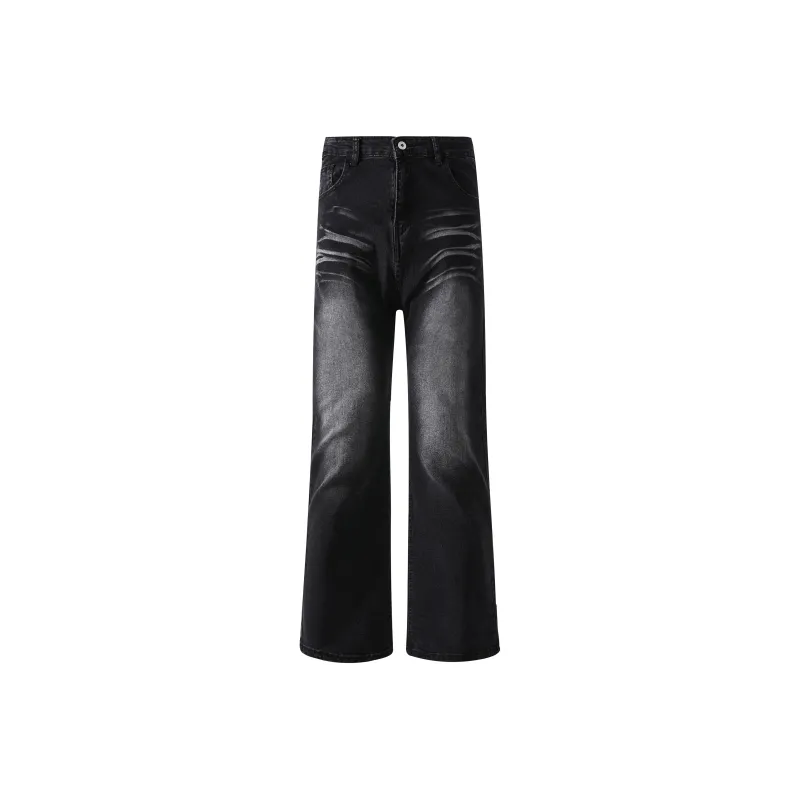 HOKLV Jeans Unisex Black-0