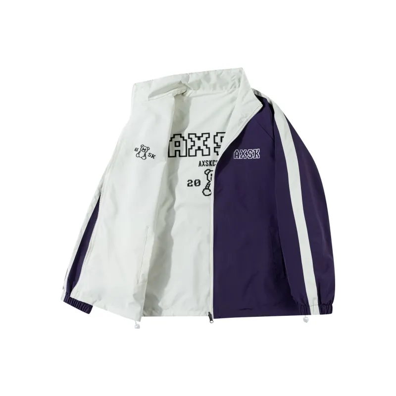 A.X.S.K Jackets Coats Unisex Black-23