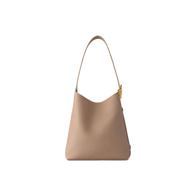 LOUIS VUITTON Low Key Hobo Cow Leather Shoulder Bag Small Size Women's Walnut-3