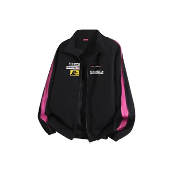 BTR Jackets Coats Unisex Black Red