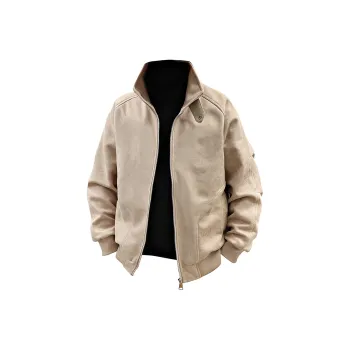Yalu Jackets Coats Unisex Vintage Brown