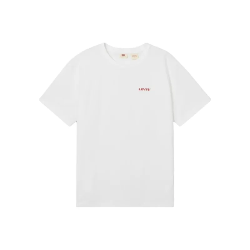 Levis T Shirts Men White-0