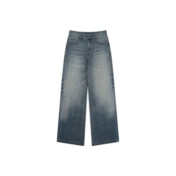 Ghost Mask Jeans Unisex Vintage Blue