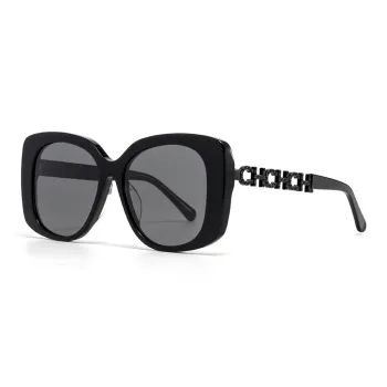 VIRDEN AERMAN Plate Frame Cat Eye Sunglasses Women's