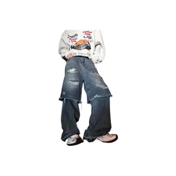 PISYPOX Jeans Unisex Blue