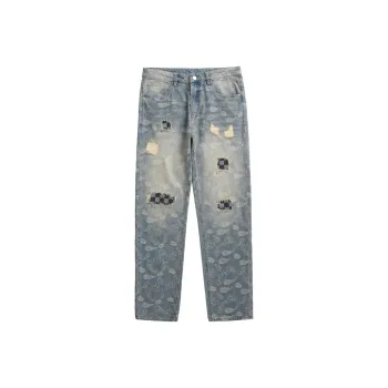 PANDA ADEVIL Jeans Unisex Vintage Light Blue