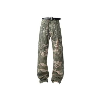 WARNING LIGHT Jeans Unisex Green