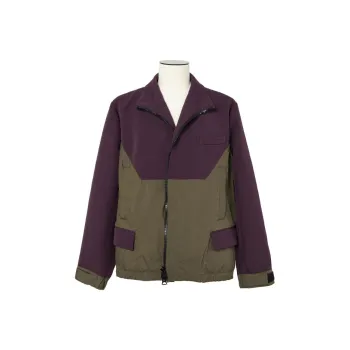 Sacai SS25 Jackets Men Purple/Khaki