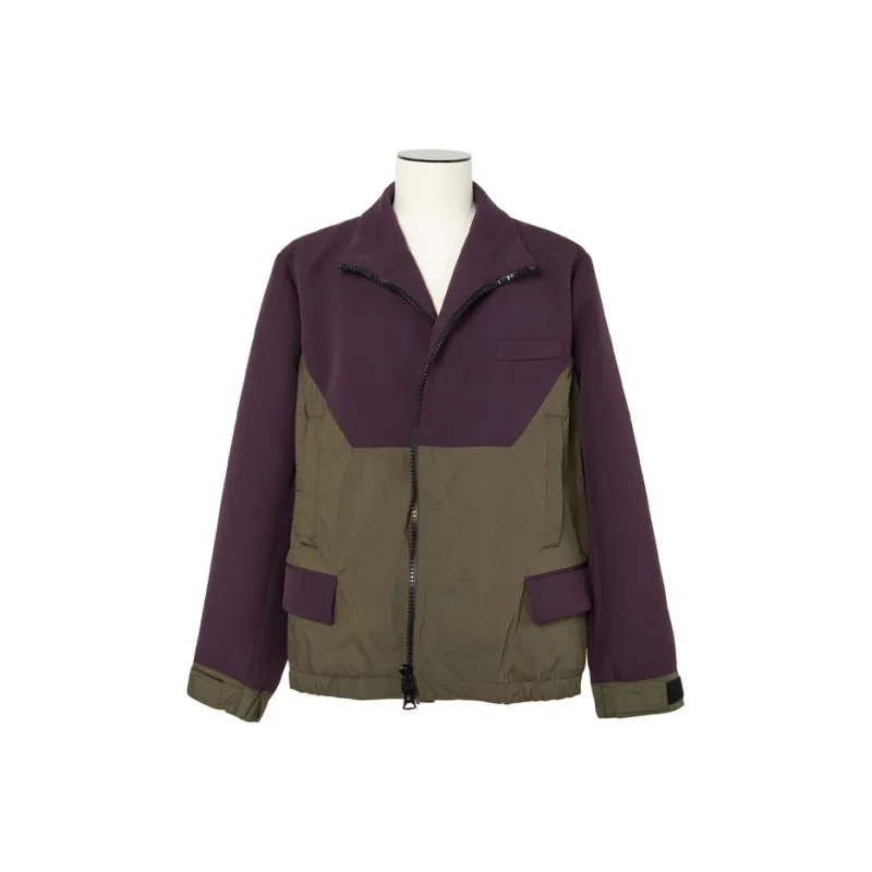 Sacai SS25 Jackets Men Purple/Khaki-0