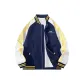 Navy Blue & Apricot