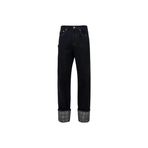 JW Anderson Logo Patch Straight Leg Jeans