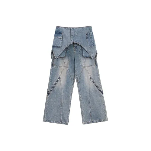 VANN VALRENCÉ Jeans Unisex Denim Blue